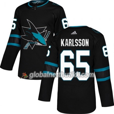 San Jose Sharks Hockeydrakt Erik Karlsson 65 Alternate 2018-2019 Adidas Authentic - Herre